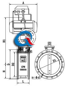 氣動通風調(diào)節(jié)蝶閥 (配定位器)